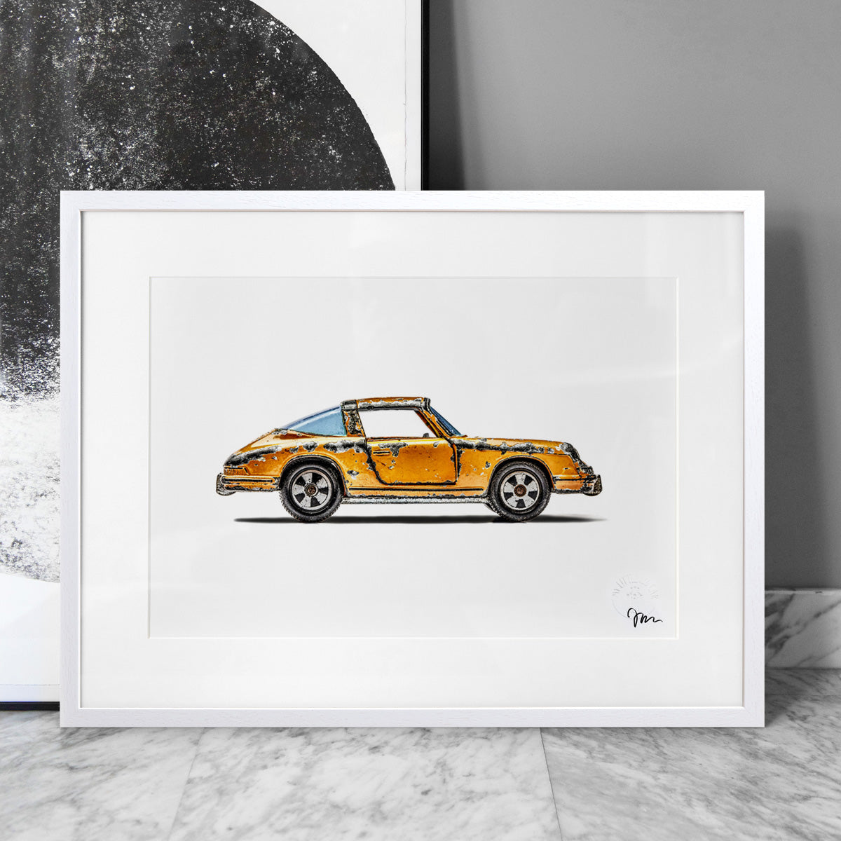 La Porsche 911 Targa Orange